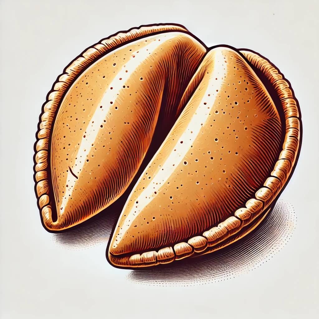 Geschlossener Glückskeks